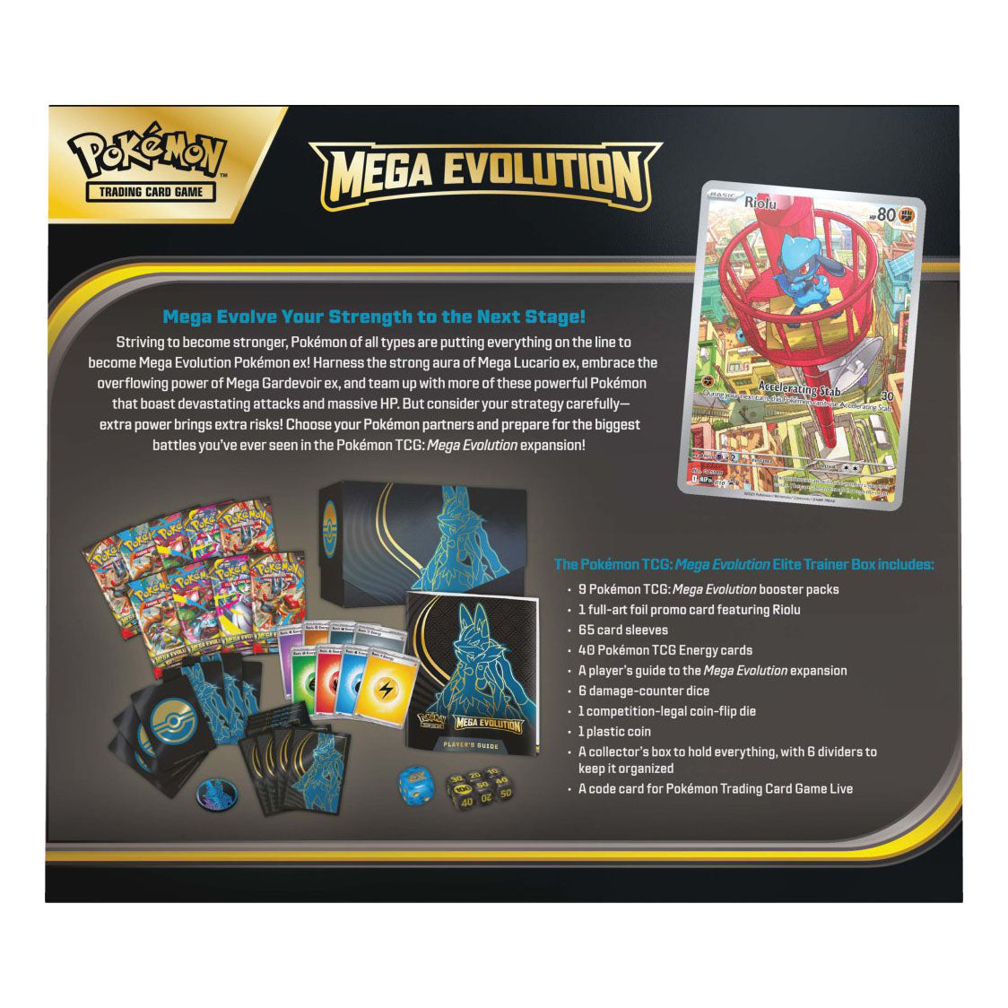 Pokemon TCG - Mega Evolution - Elite Trainer Box
