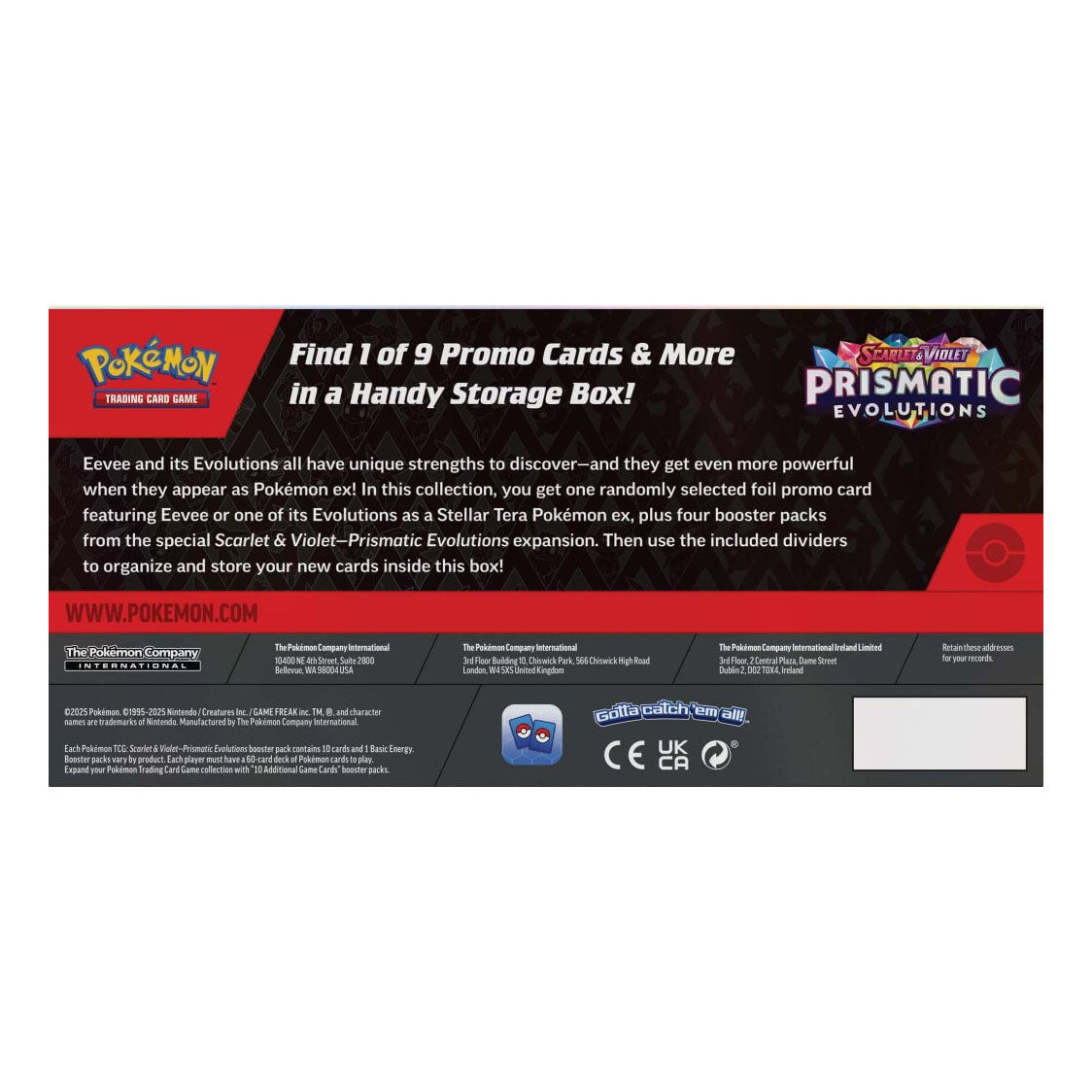Pokemon TCG - Scarlet & Violet - Prismatic Evolutions Surprise Box