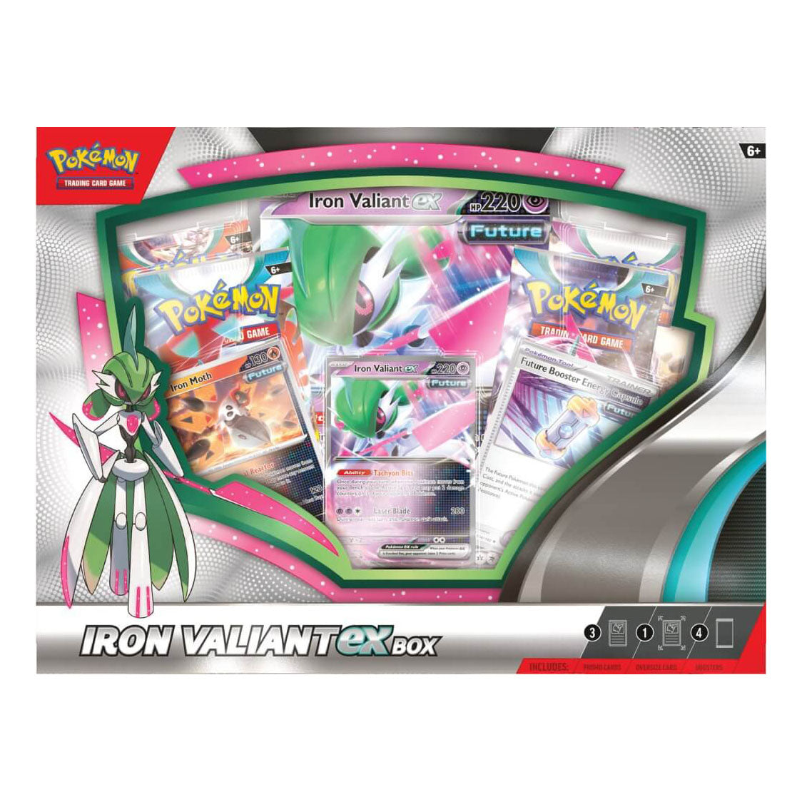 Pokemon TCG - Roaring Moon/ Iron Valiant ex Box