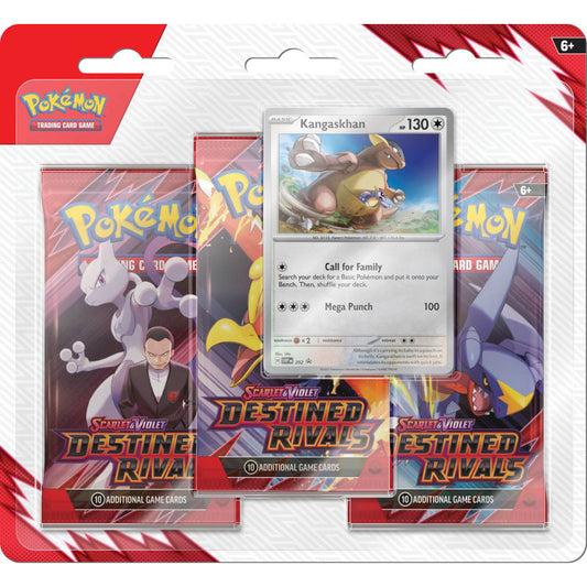 Pokemon TCG - Scarlet & Violet - Destined Rivals - Three booster blister