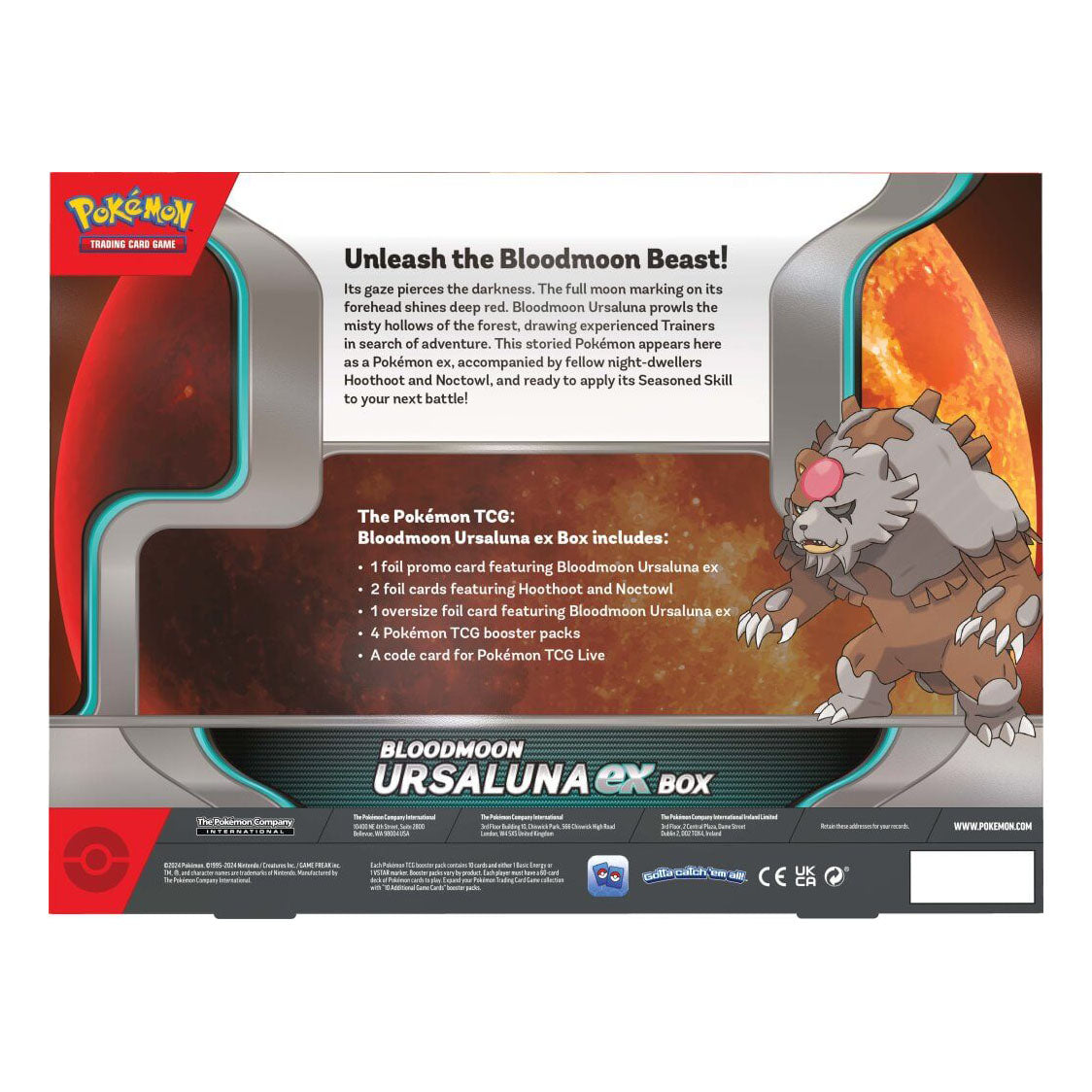 Pokemon TCG - Bloodmoon Ursaluna ex Box