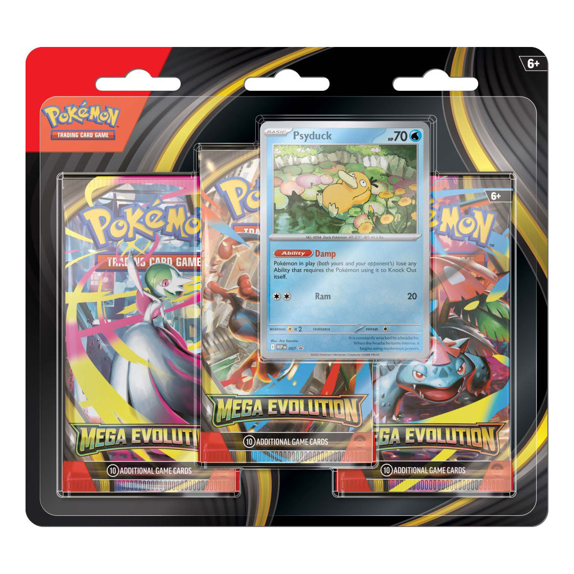 Pokemon TCG: Mega Evolution Three Booster Blister