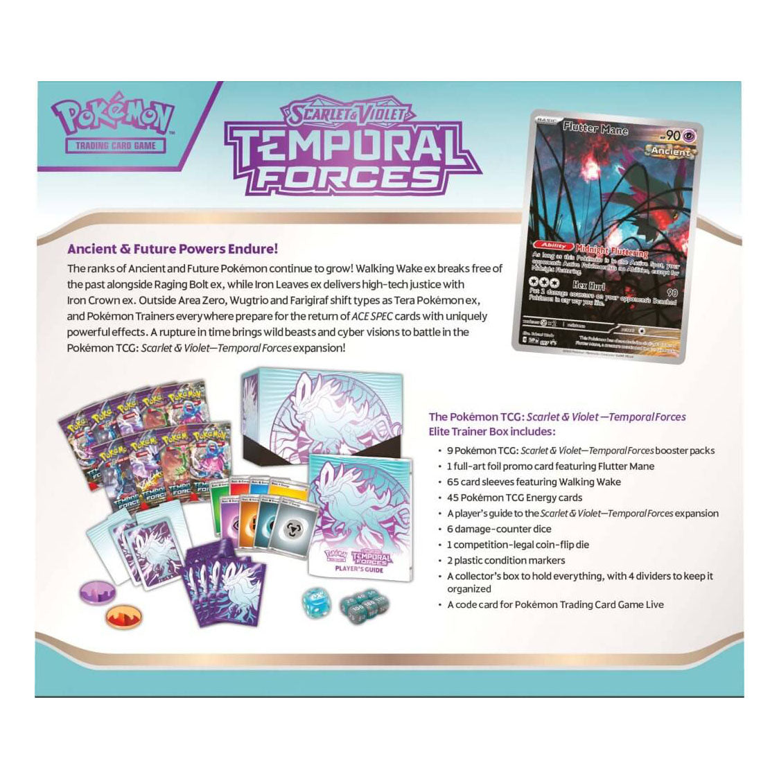 Pokemon TCG - Scarlet & Violet - Temporal Forces Elite Trainer Box