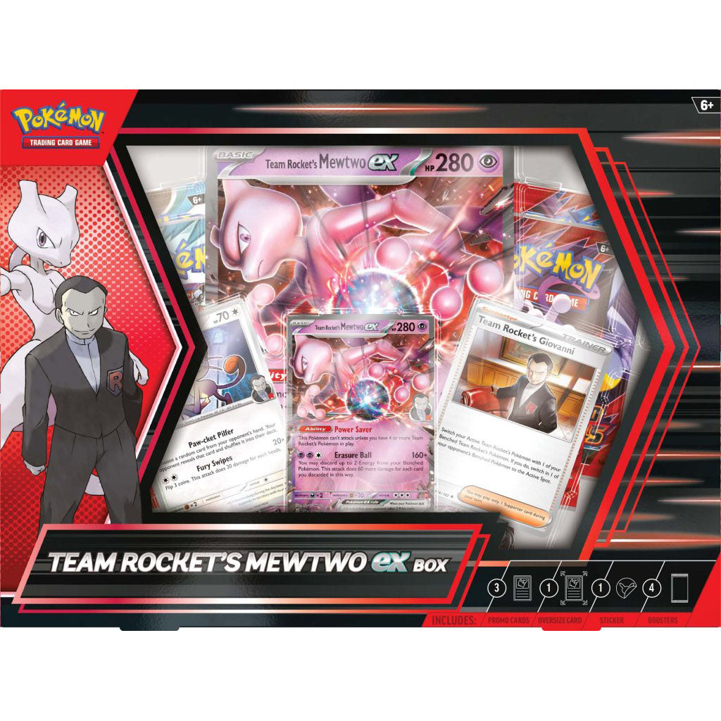 Pokemon TCG - Team Rocket's Mewtwo ex Box