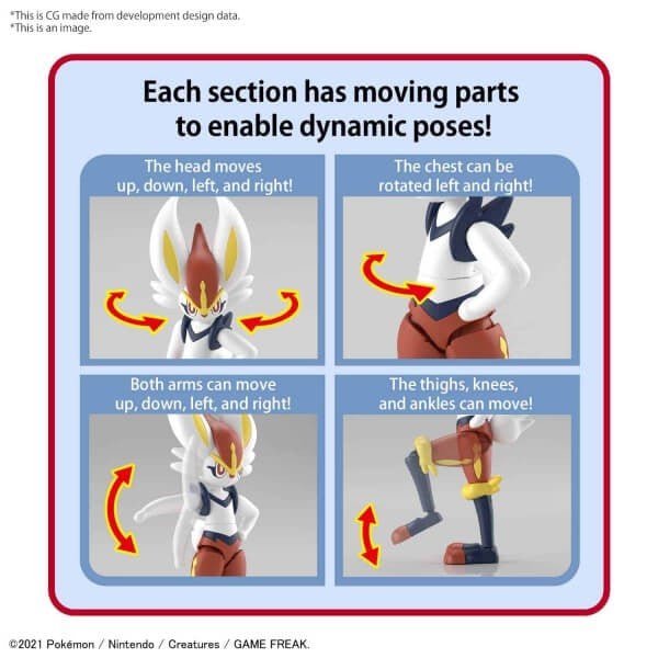 Pokemon - Cinderace Model Kit - PKMN Australia