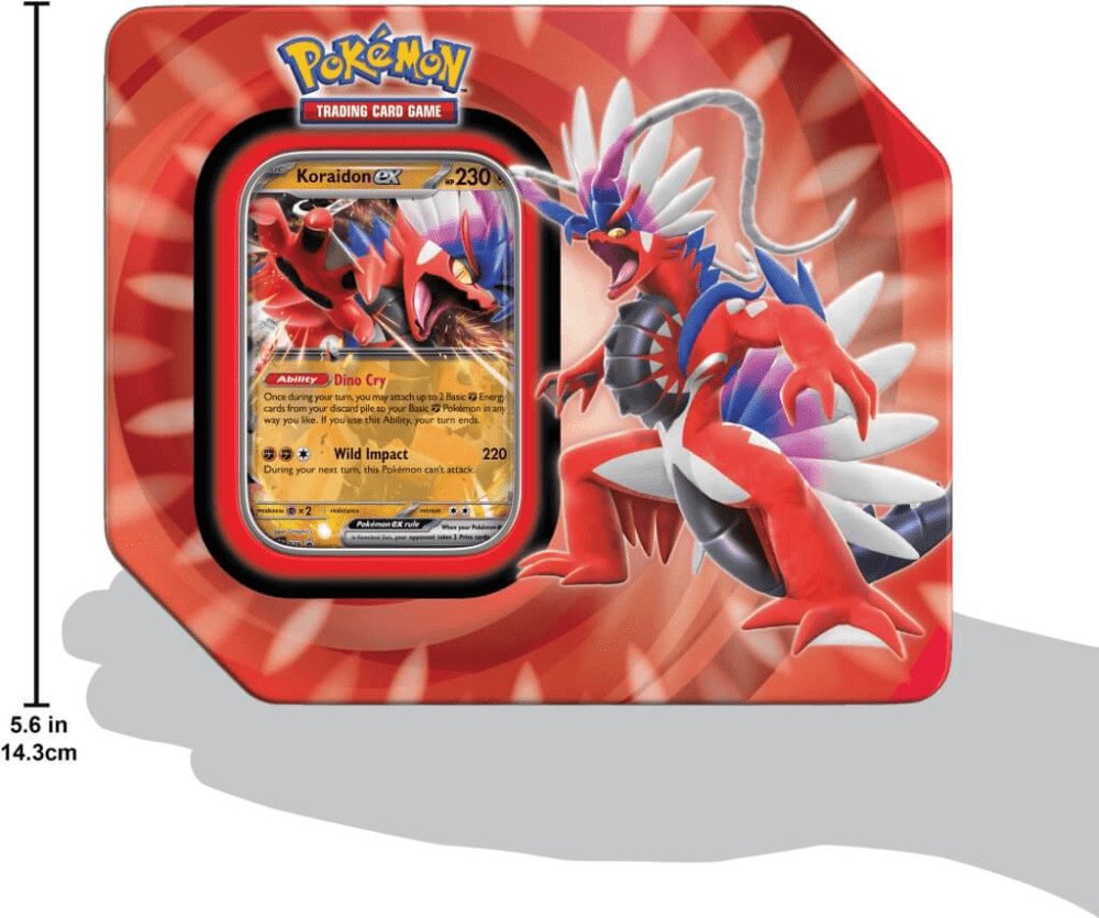 Pokemon TCG - Paldea Legends Tin (Koraidon EX) - PKMN Australia