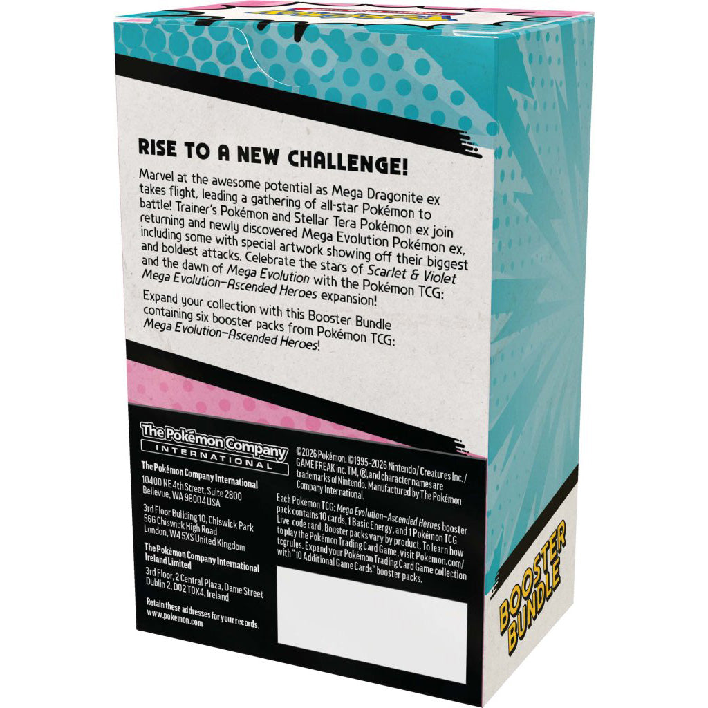 Pokemon TCG - Mega Evolution - Ascended Heroes Booster Bundle
