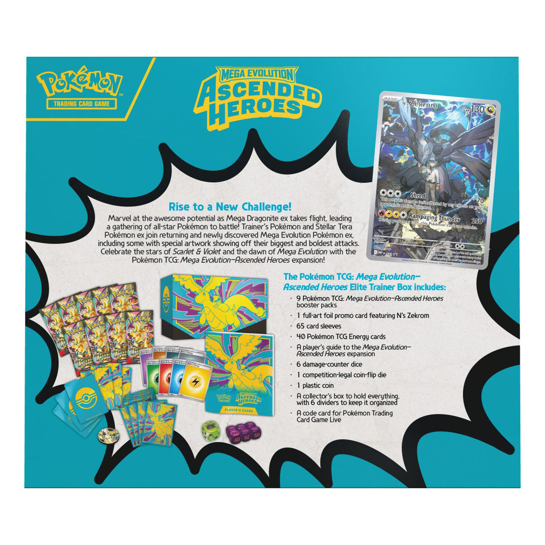 Pokemon TCG - Mega Evolution - Ascended Heroes Elite Trainer Box