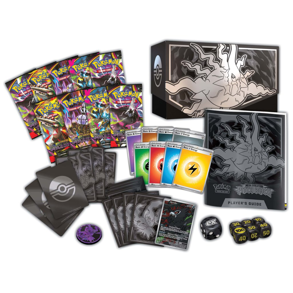 Pokemon TCG - Mega Evolution - Pitch Black Elite Trainer Box