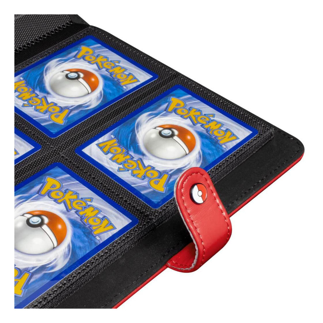ULTRA PRO Pokémon Premium Red Snap Binder - 4 Pocket