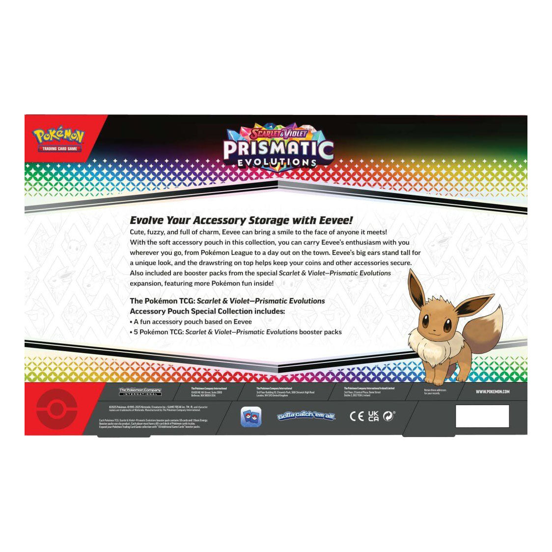 Pokemon TCG - Scarlet & Violet - Prismatic Evolutions Accessory Pouch