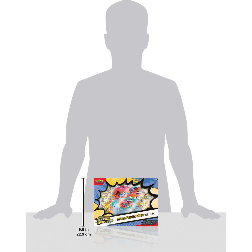 Pokemon TCG - Mega Evolution - Ascended Heroes Mega Meganium ex Box, Mega Emboar ex Box, or Mega Feraligatr ex Box