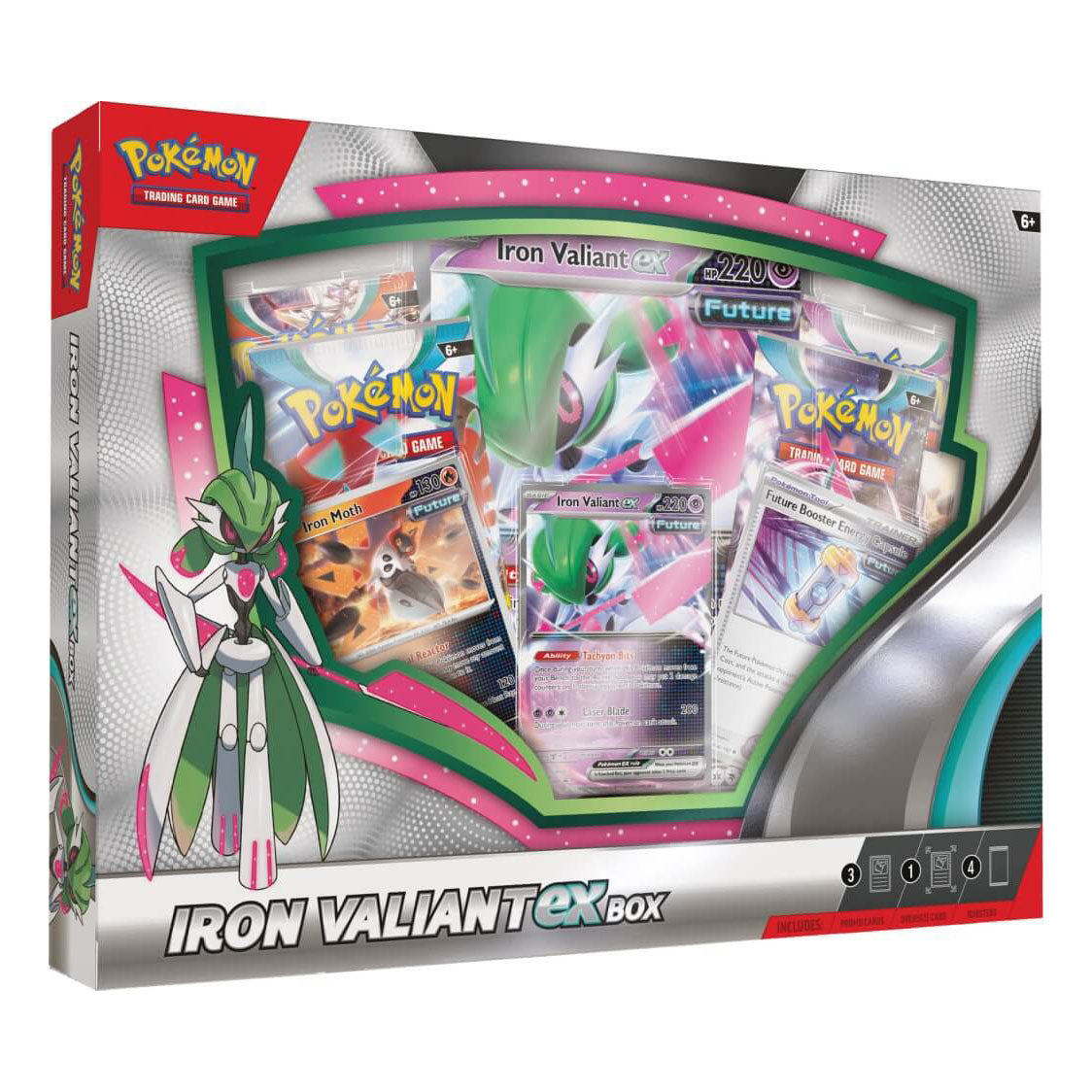Pokemon TCG - Roaring Moon/ Iron Valiant ex Box