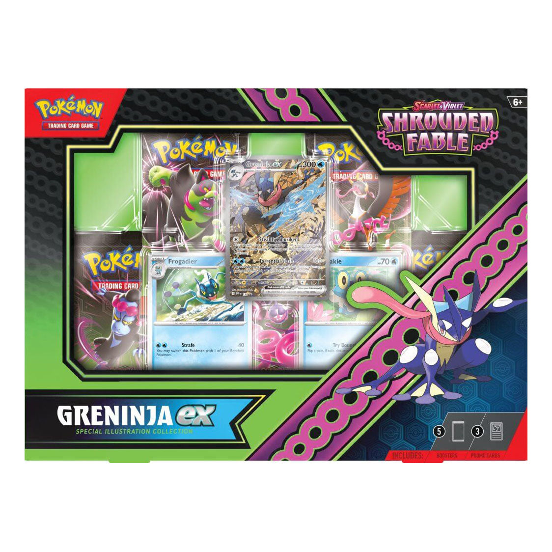 Pokemon TCG - Scarlet & Violet 6.5 - Shrouded Fable Kingdra/Greninja ex Special Collection