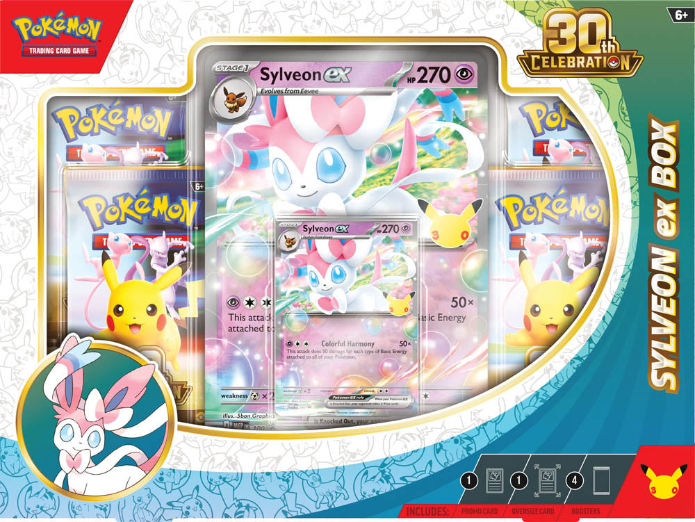 Pokemon TCG - 30th Celebration Sylveon ex Box