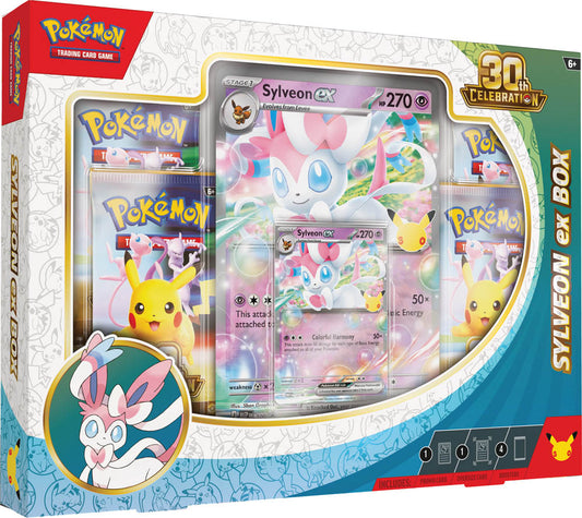 Pokemon TCG - 30th Celebration Sylveon ex Box