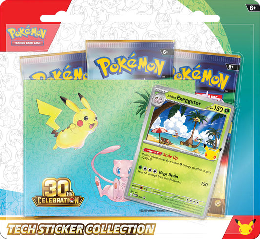 Pokemon TCG -  30th Celebration Tech Sticker Collection