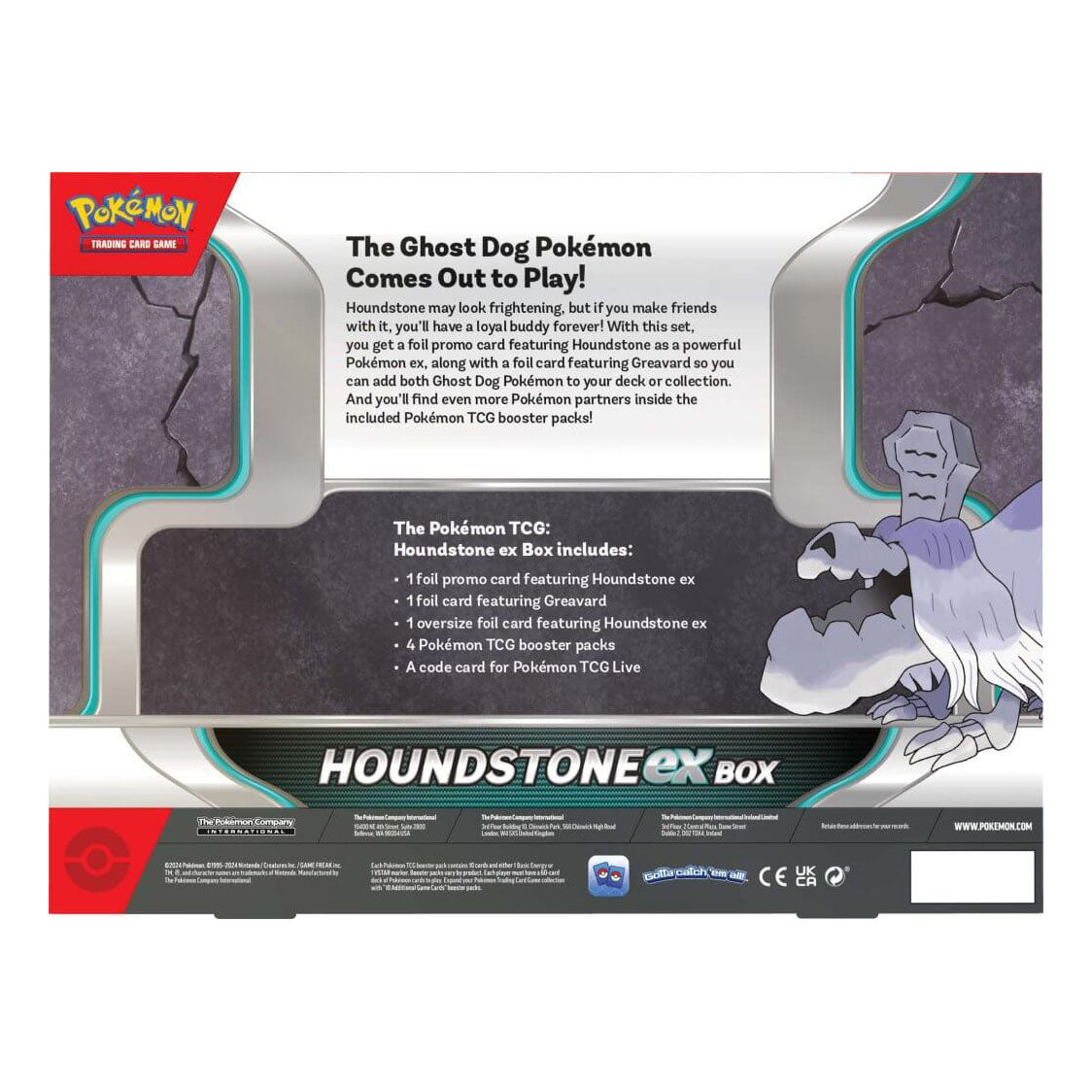 Pokemon TCG Houndstone ex Box