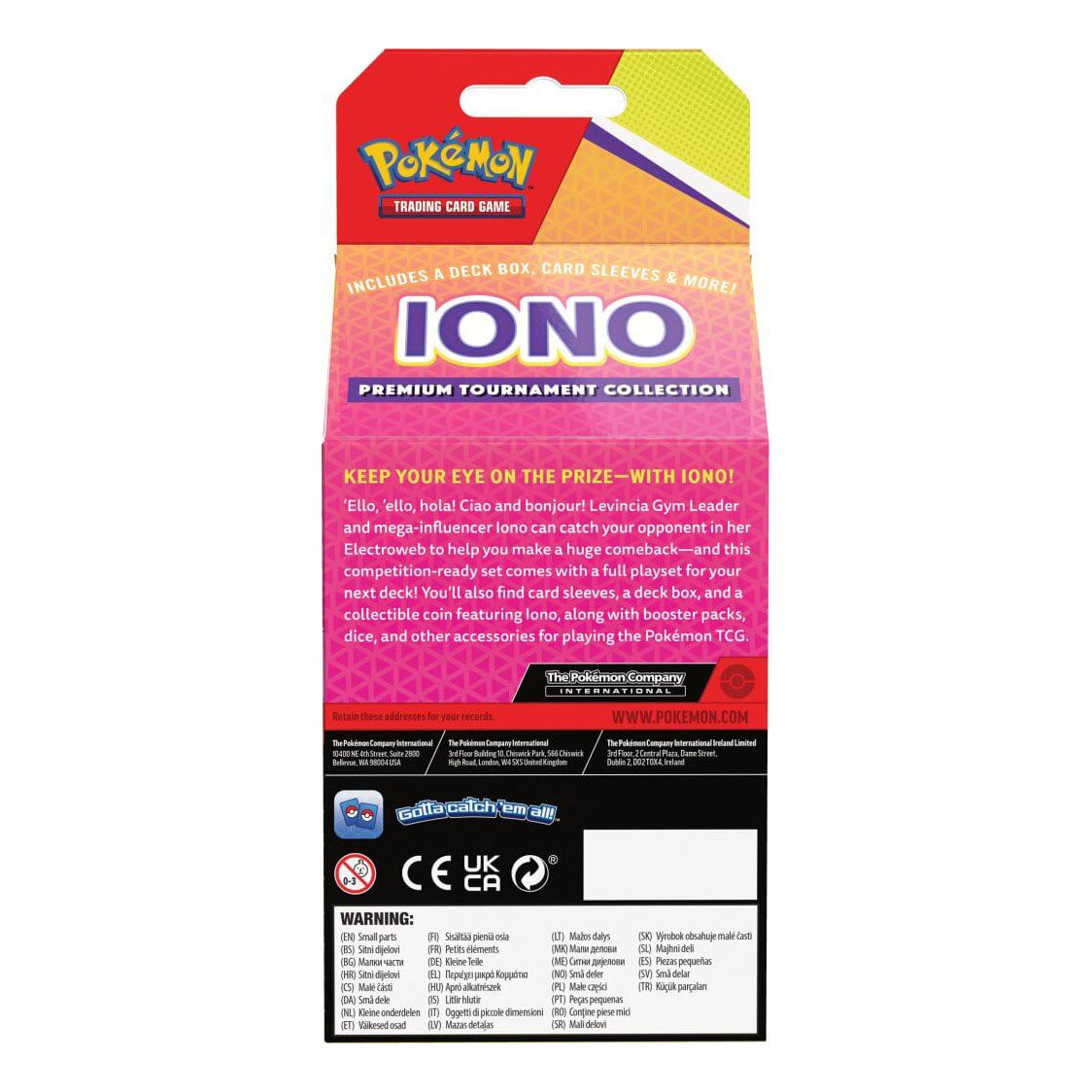 Pokemon TCG - Iono Premium Tournament Collection