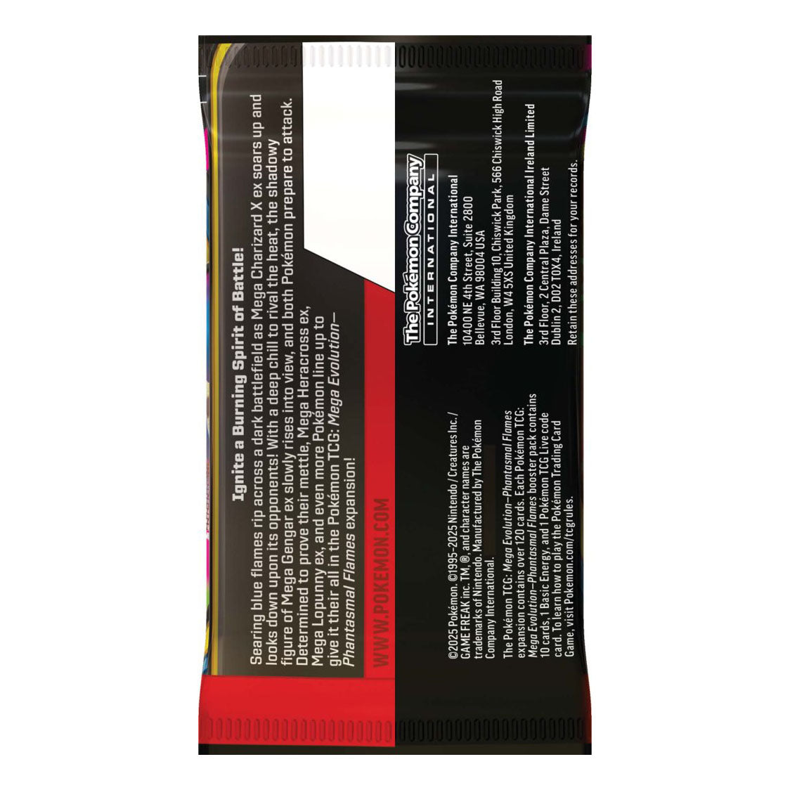 Pokemon TCG - Mega Evolution - Phantasmal Flames Booster Box (36 packs)