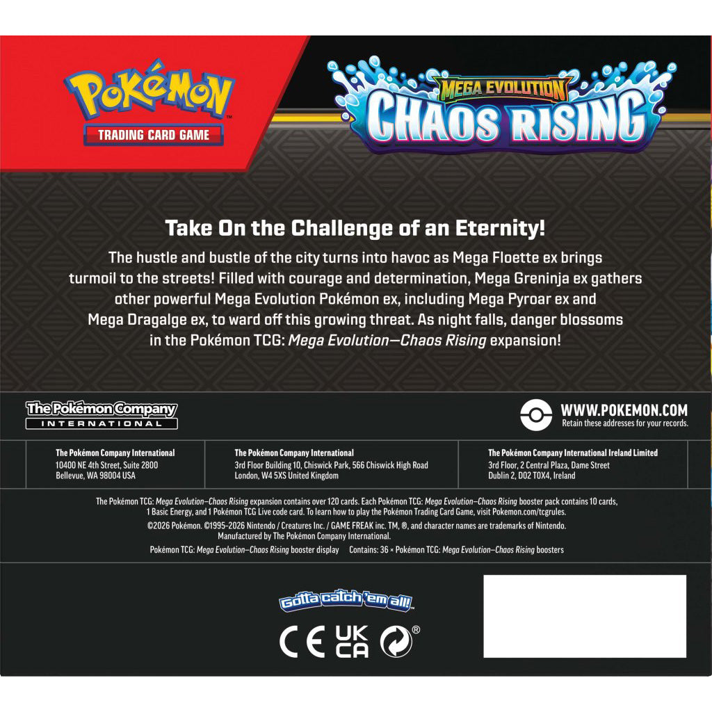 Pokemon TCG - Mega Evolution - Chaos Rising Booster Box