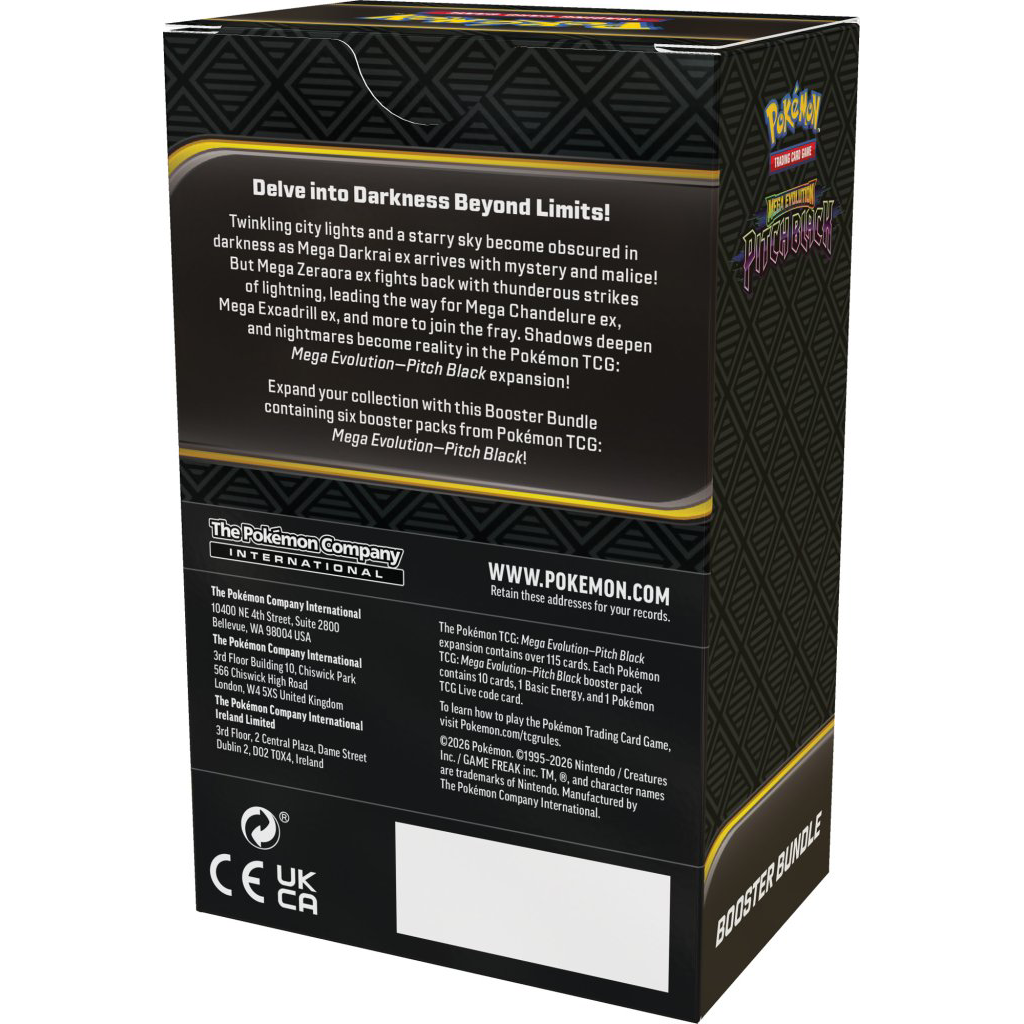 Pokemon TCG - Mega Evolution Pitch Black - Booster Bundle