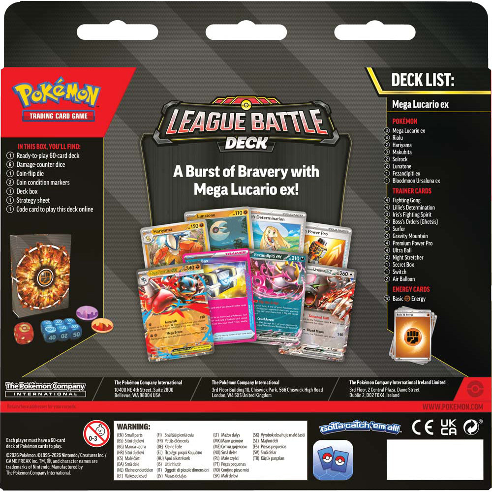 Pokemon TCG - Mega Lucario ex League Battle Deck