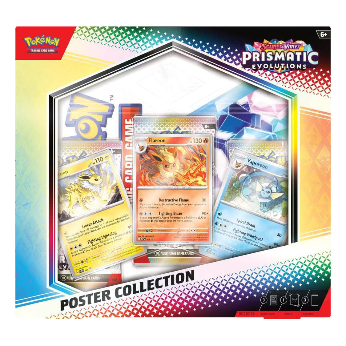 Pokemon TCG - Scarlet & Violet - Prismatic Evolutions Poster Collection