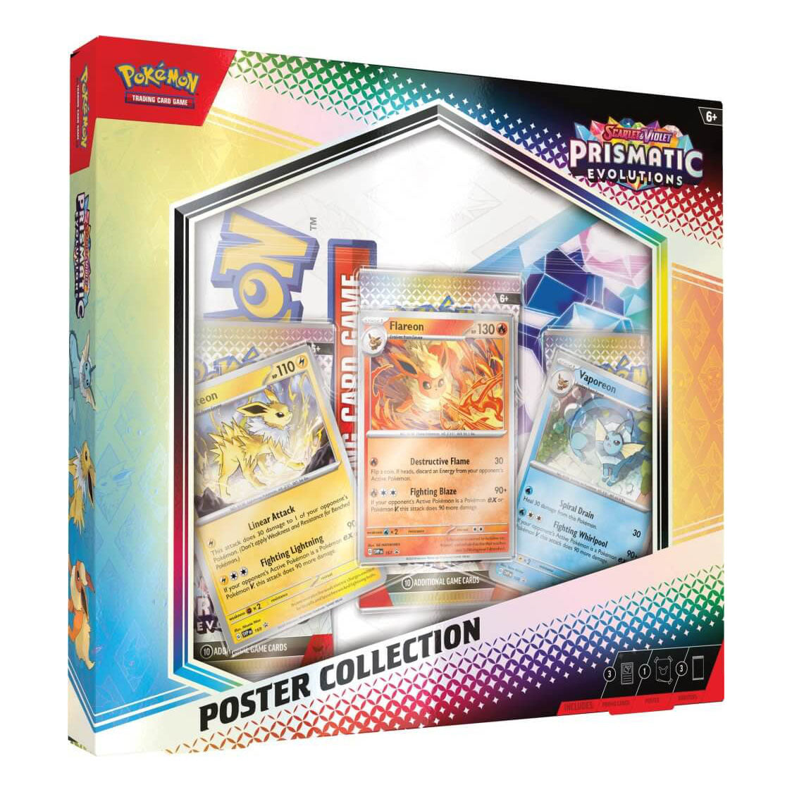 Pokemon TCG - Scarlet & Violet - Prismatic Evolutions Poster Collection