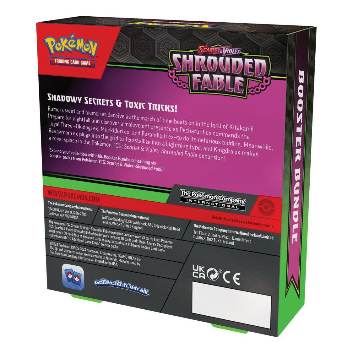 Pokemon TCG - Scarlet & Violet 6.5 - Shrouded Fable Booster Bundle