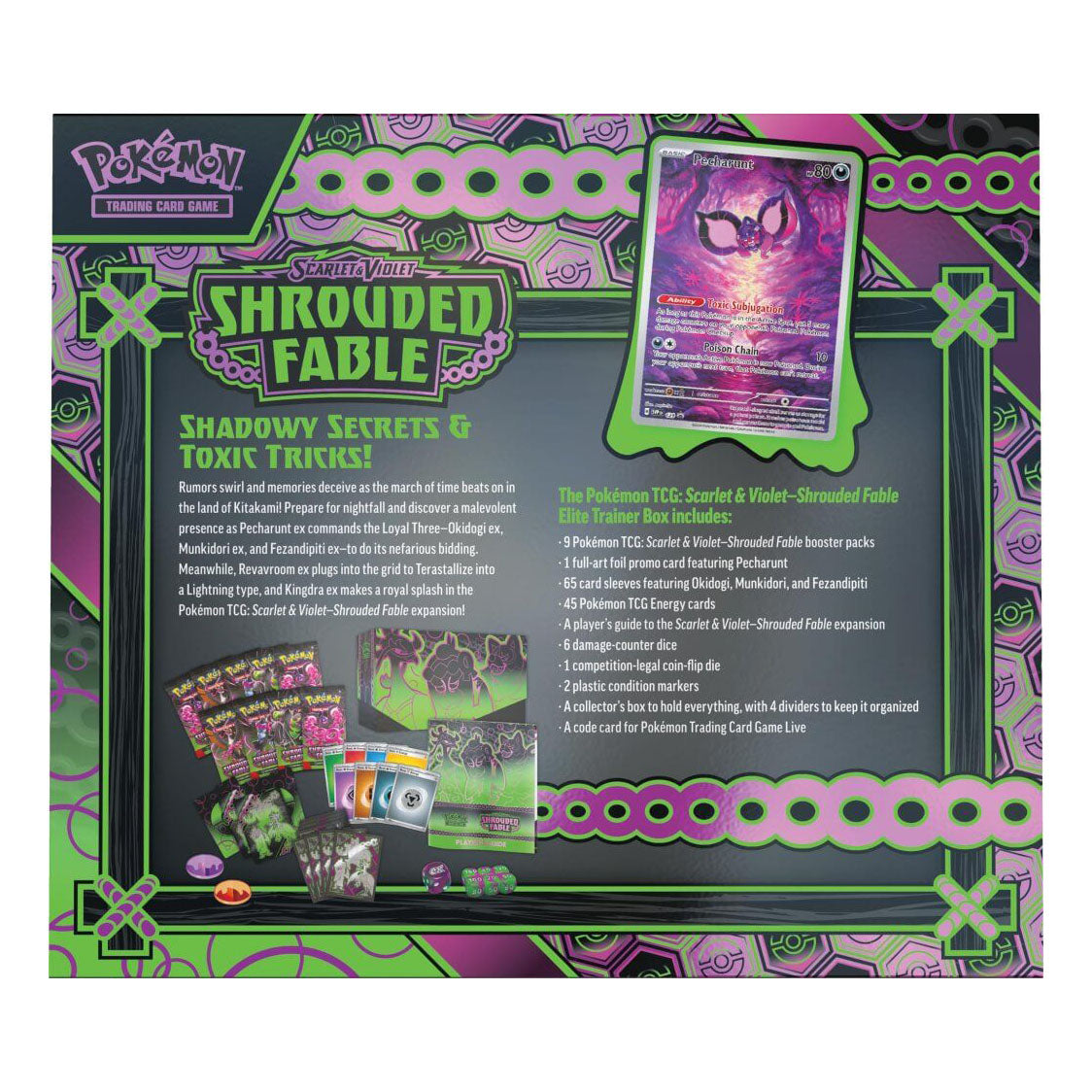 Pokemon TCG - Scarlet & Violet 6.5 - Shrouded Fable Elite Trainer Box