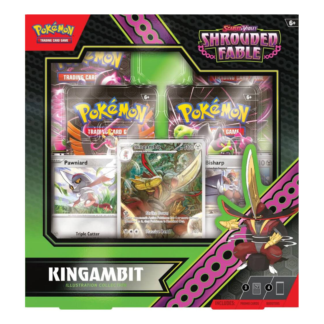 Pokemon TCG - Scarlet & Violet 6.5 - Shrouded Fable Kingambit Illustration Collection