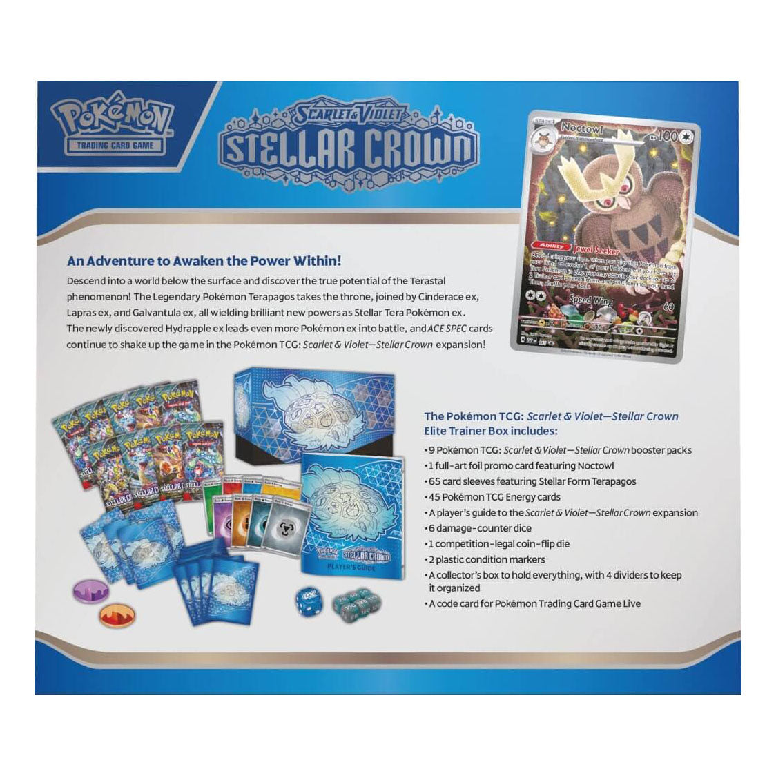 Pokemon TCG - Scarlet & Violet - Stellar Crown Elite Trainer Box