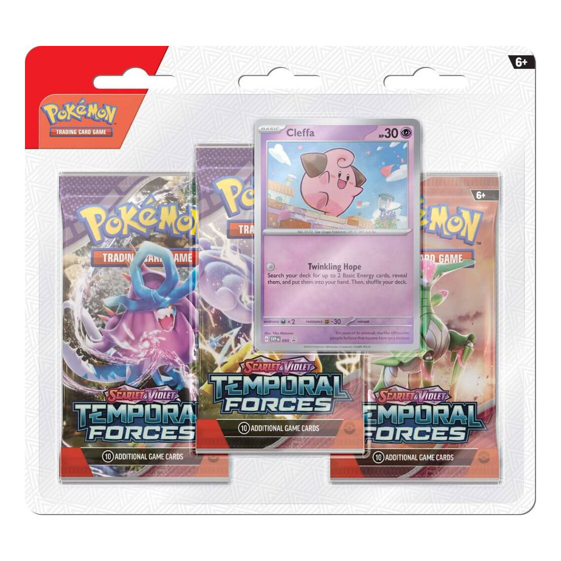 Pokemon TCG - Scarlet & Violet - Temporal Forces Three Booster Blister