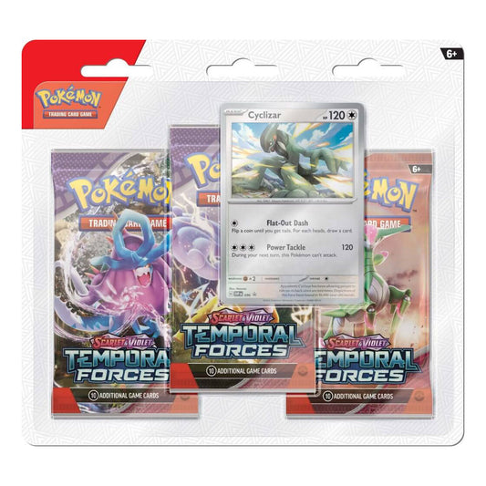 Pokemon TCG - Scarlet & Violet - Temporal Forces Three Booster Blister