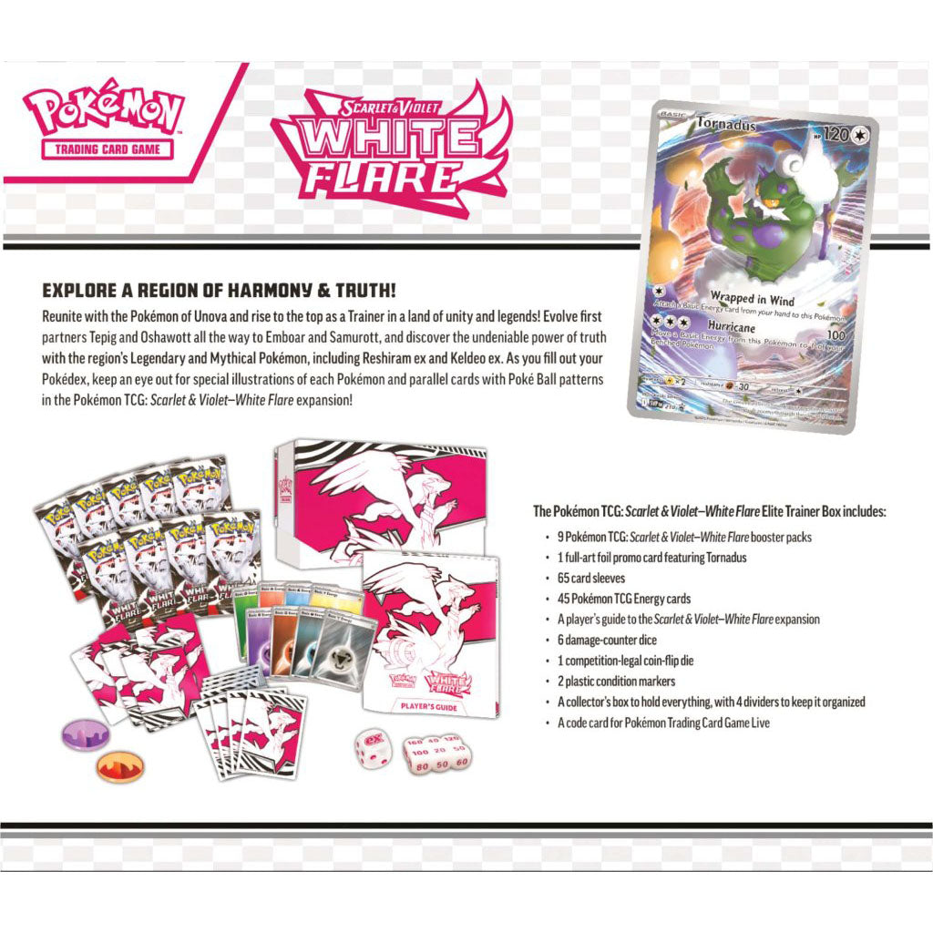 Pokemon TCG - Scarlet & Violet - White Flare Elite Trainer Box