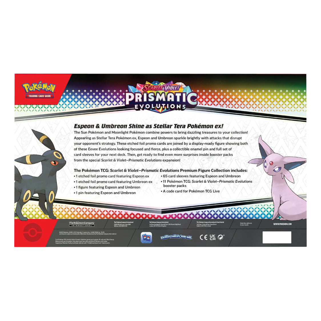 Pokemon TCG - Scarlet & Violet - Prismatic Evolutions Premium Figure Collection