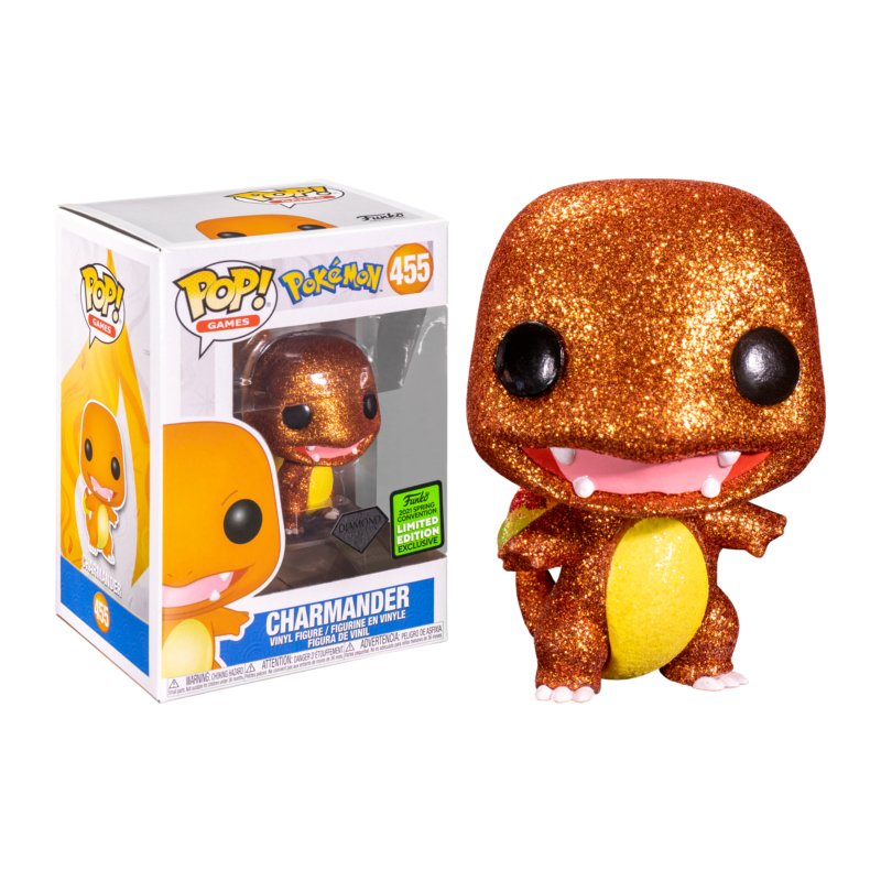 Pokemon - Charmander Diamond Glitter 2021 Spring Convention Exclusive Pop! Vinyl - PKMN Australia