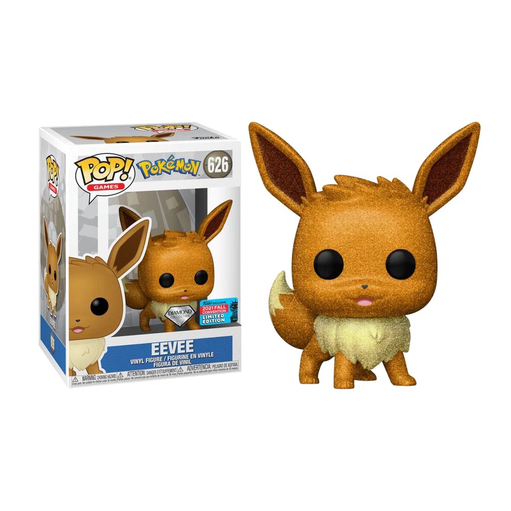 Pokemon - Eevee Diamond Glitter 2021 Fall Convention Exclusive Pop! Vinyl - PKMN Australia