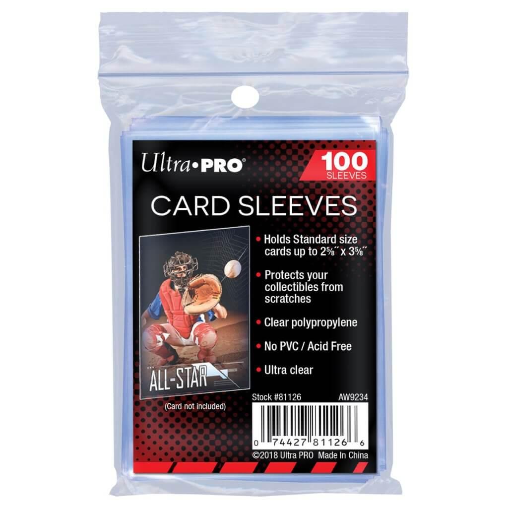 ULTRA PRO - CARD SLEEVE - 2-1/2" X 3-1/2" Soft Card Sleeves (100 pack) - PKMN Australia