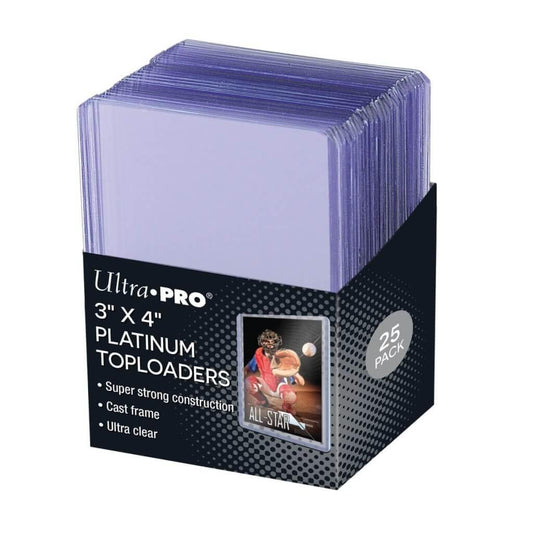 ULTRA PRO Toploader - 3" X 4" Ultra Clear Platinum (25 pack) - PKMN Australia